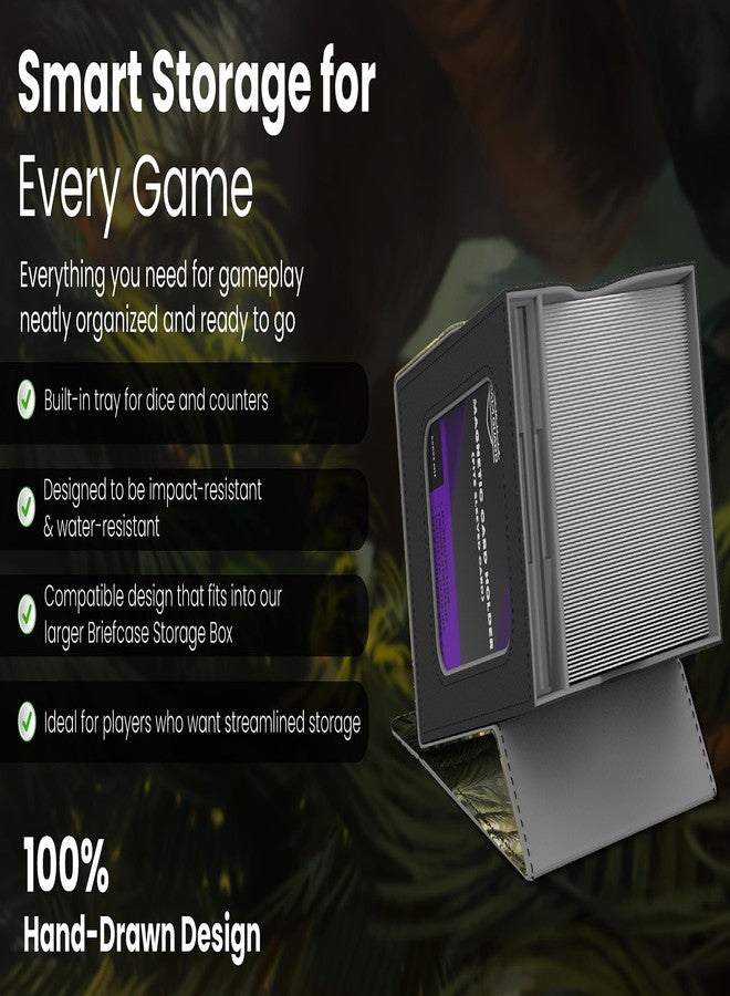 Realm Guard - TCG/MTG Commander 100+ Card Art Deck Box With Storage (Dinosaur) - Image 5